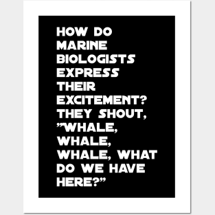 Funny marine biologist jokes Posters and Art